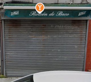 Persiana metálica con motor y mando para local