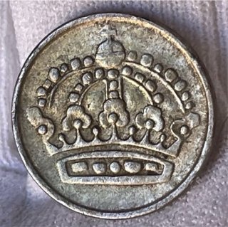 Moneda 10 Ore de PLATA 1961 Suecia