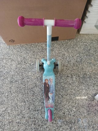 Patinete Frozen y Bicicleta Infantil