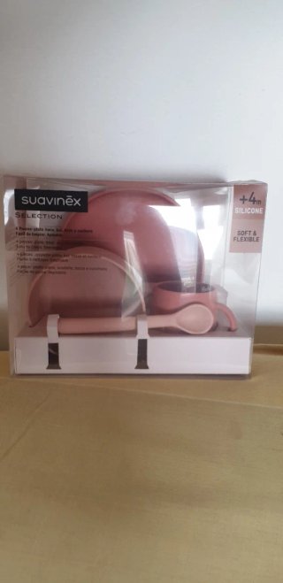 Vajilla Suavinex Silicona +4m Nueva