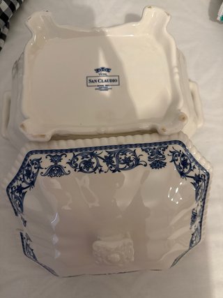 Sopera San Claudio Porcelana Azul y Blanca