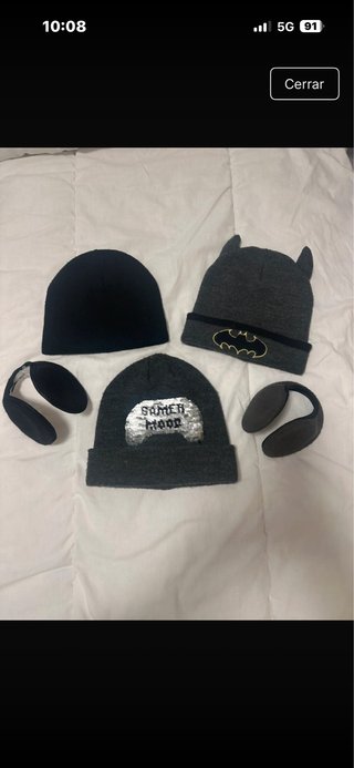 Conjunto gorros y orejeras
