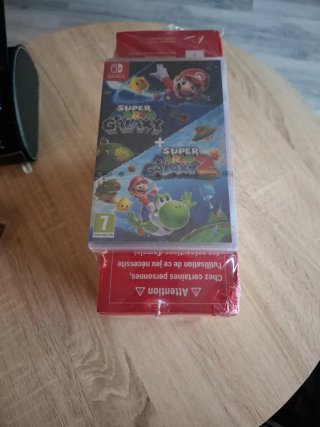 Nintendo Switch OLED + Super Mario Galaxy 1 y 2