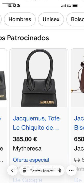 Jacquemus Le Chiquito Tote Negra es imitacion