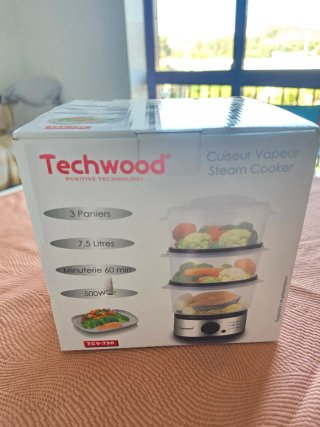 Cozedor a Vapor Techwood TCV-750