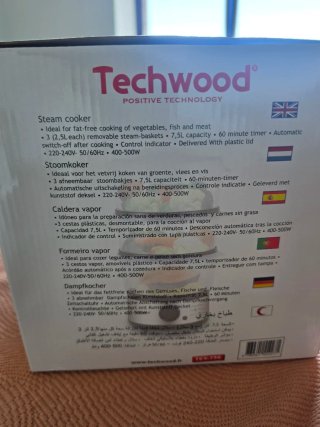 Cozedor a Vapor Techwood TCV-750