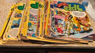 Lote de 156 TEBEOS HUMOR antiguos: Mortaledo, etc