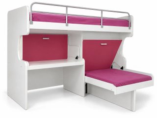Litera convertible con escritorio 2 camas