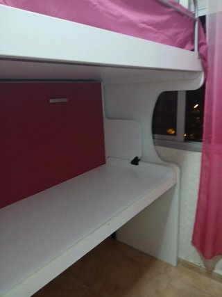 Litera convertible con escritorio 2 camas