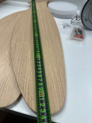 Luz ventilador con mando a distancia