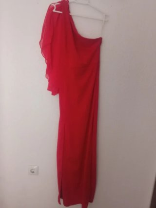 Vestido rojo elegante de fiesta