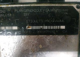 463513 centralita 9661879180 citroen berlingo 1.9
