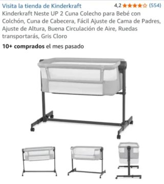 Cuna Colecho KinderKraft Neste UP 2