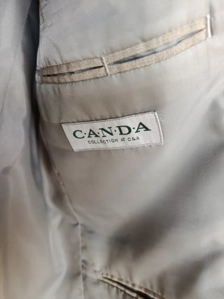 Traje de caballero beige (talla 42)