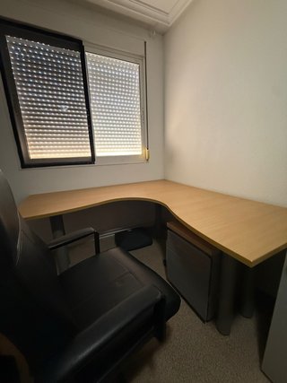 Escritorio esquinero grande de oficina en L