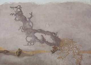 Jorge Castillo Litografía "Sin título" 2000.