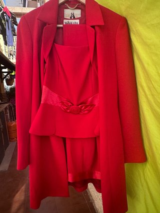 Traje de fiesta 3 piezas MÄSKADA rojo