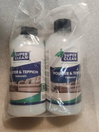 SUPER CLEAN Detergente Divani e Tappeti (2x500ml)