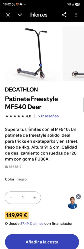 Patinete Freestyle Oxelo