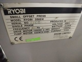 Máquina Offset Ryobi 3302H