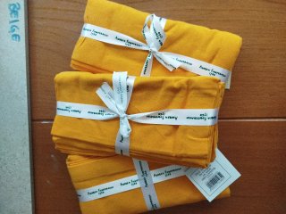 Set 12 Tovaglioli Andrea Fontanasso Giallo