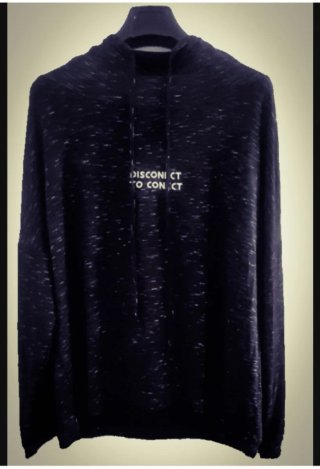 Sudadera sin capucha con texto DISCONI CT