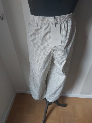 Pantalón Zara Beige Cuadros