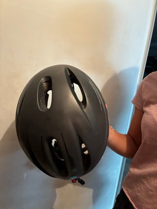 Casco de bici negro de Decathlon. Perfecto estado