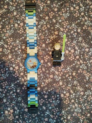 Reloj LEGO Star Wars + Figura Luke Skywalker