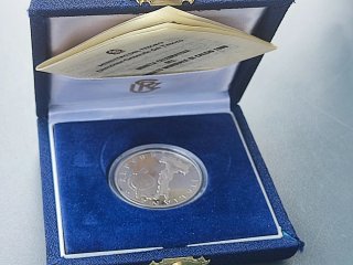 Moneda Plata Italia Mundial 1978
