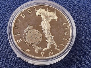 Moneda Plata Italia Mundial 1978