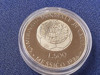 Moneda Plata Italia Mundial 1978