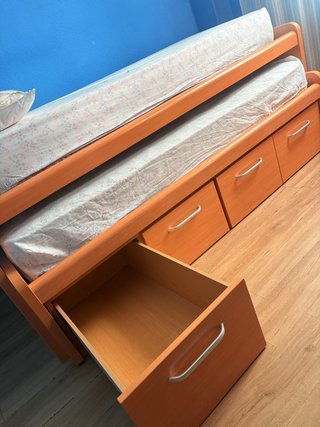 Cama nido con cajones , somier y colchones