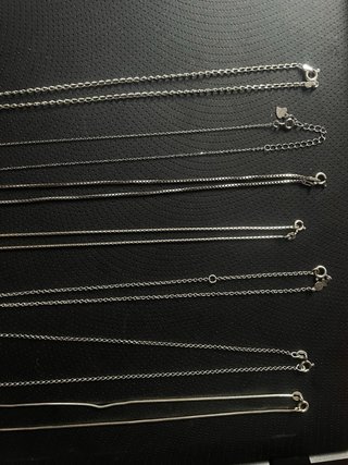 Lote de collares de plata