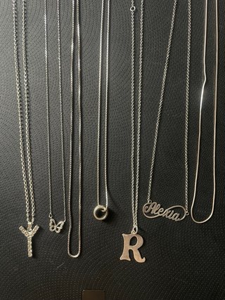 Lote de collares de plata