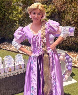Peluca Rapunzel princesa