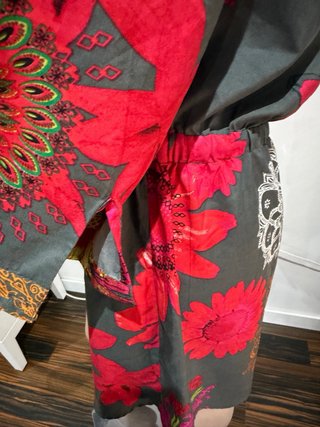 Vestido estampado floral talla única