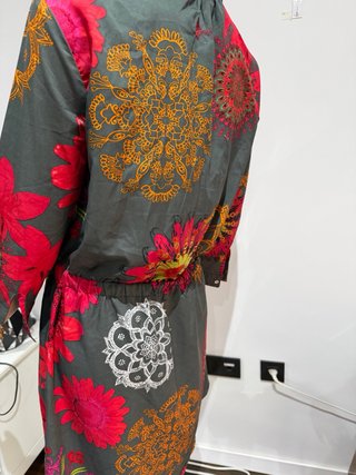 Vestido estampado floral talla única