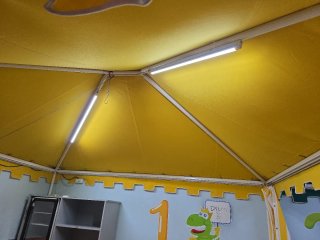 Carpas de lona con cortinas laterales