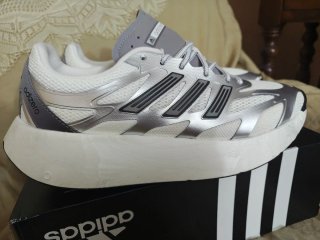 Scarpe Adidas Adizero Argento/Bianco Taglia 44,5
