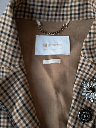 Abrigo Rich & Royal cusdros Vichy