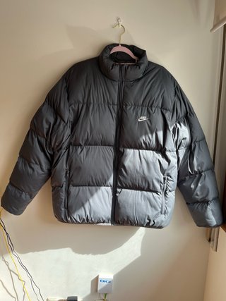 Chaqueta Nike Puffer Gris Nueva