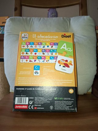 Juego El Abecedario DISET 27 Puzzles