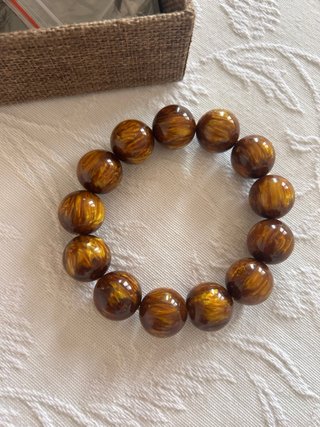 Pulsera de cuentas de la suerte para hombre
