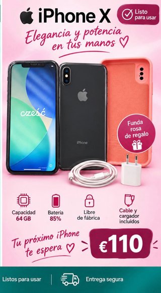 iPhone X 64GB Negro