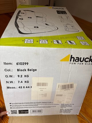 Silla coche Hauck Grupo 2-3 (15-36kg)