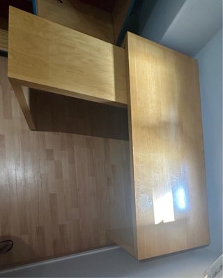 Mesa Escritorio Abatible/Extensible Madera