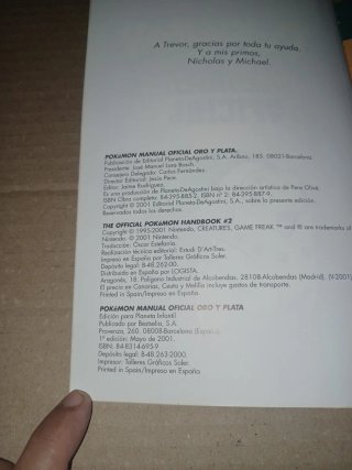 Manual Oficial volumen 2 Pokémon
