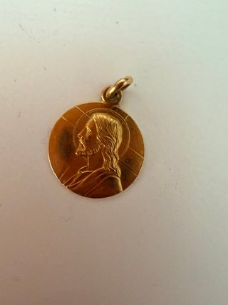Lote 2 Medallas Religiosas 18K Roma 1967