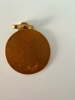 Lote 2 Medallas Religiosas 18K Roma 1967